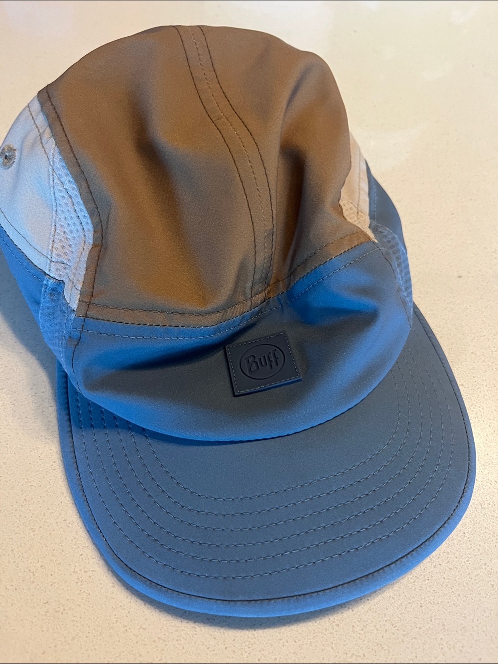 Buff Men's Two-Tone Performance Cap - Blue & Brown